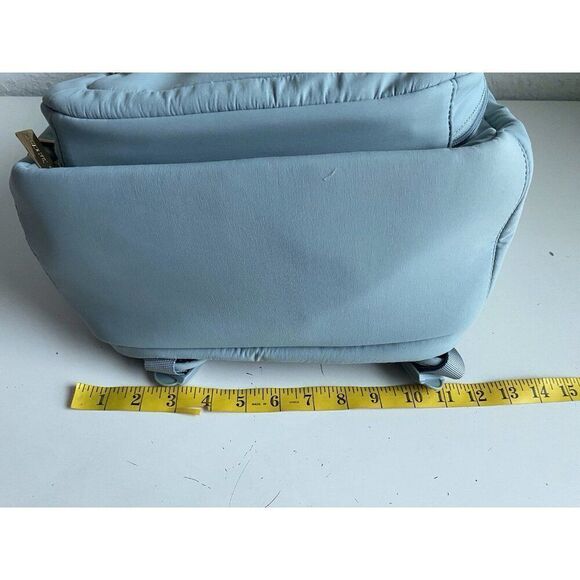 Isaac Mizrahi Backpack Holds Stanley Cup in Outside Pocket Seafoam Expandable - Picture 16 of 16